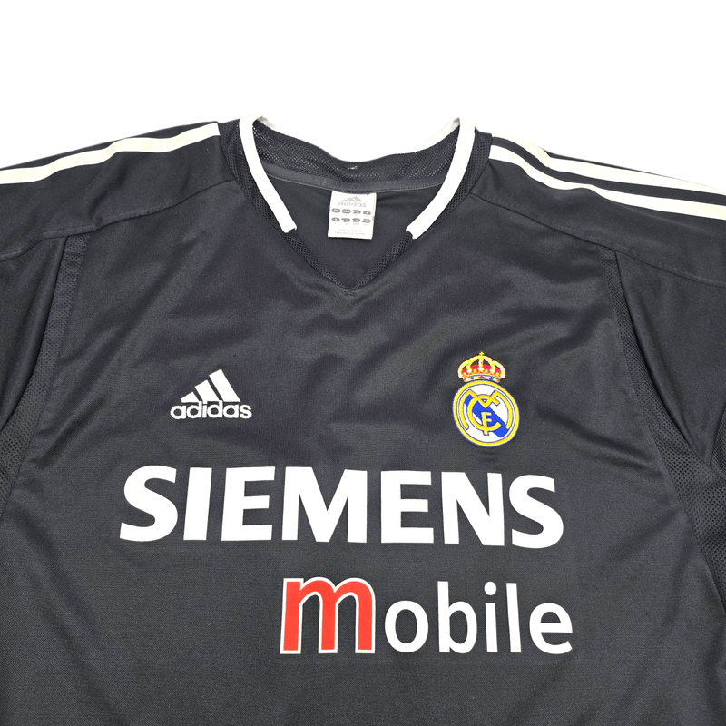 2004/05 Real Madrid Away Football Shirt (L) Adidas 11 Owen - Football Finery - FF302418