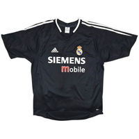 2004/05 Real Madrid Away Football Shirt (L) Adidas 11 Owen - Football Finery - FF302418