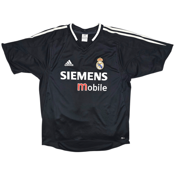 2004/05 Real Madrid Away Football Shirt (L) Adidas 11 Owen - Football Finery - FF302418