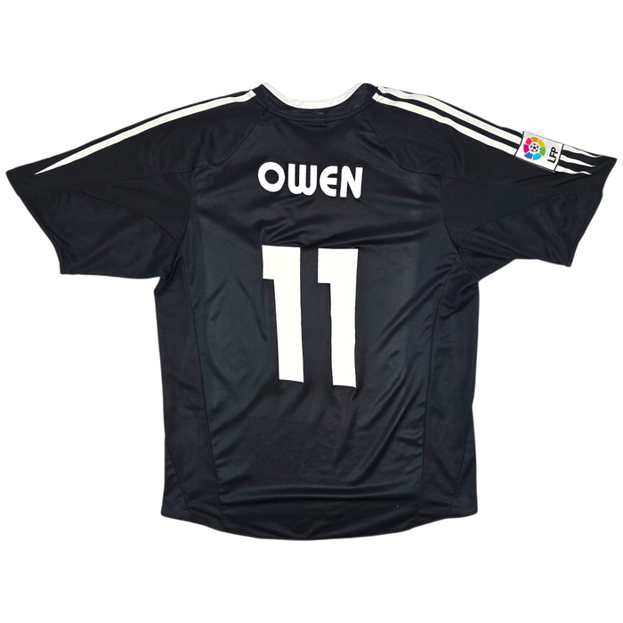 2004/05 Real Madrid Away Football Shirt (L) Adidas 11 Owen - Football Finery - FF302418