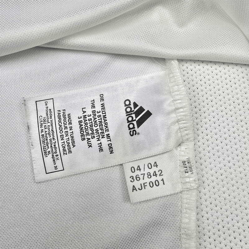 2004/05 Real Madrid Home Football Shirt (L) Adidas #5 Zidane - Football Finery - FF300162