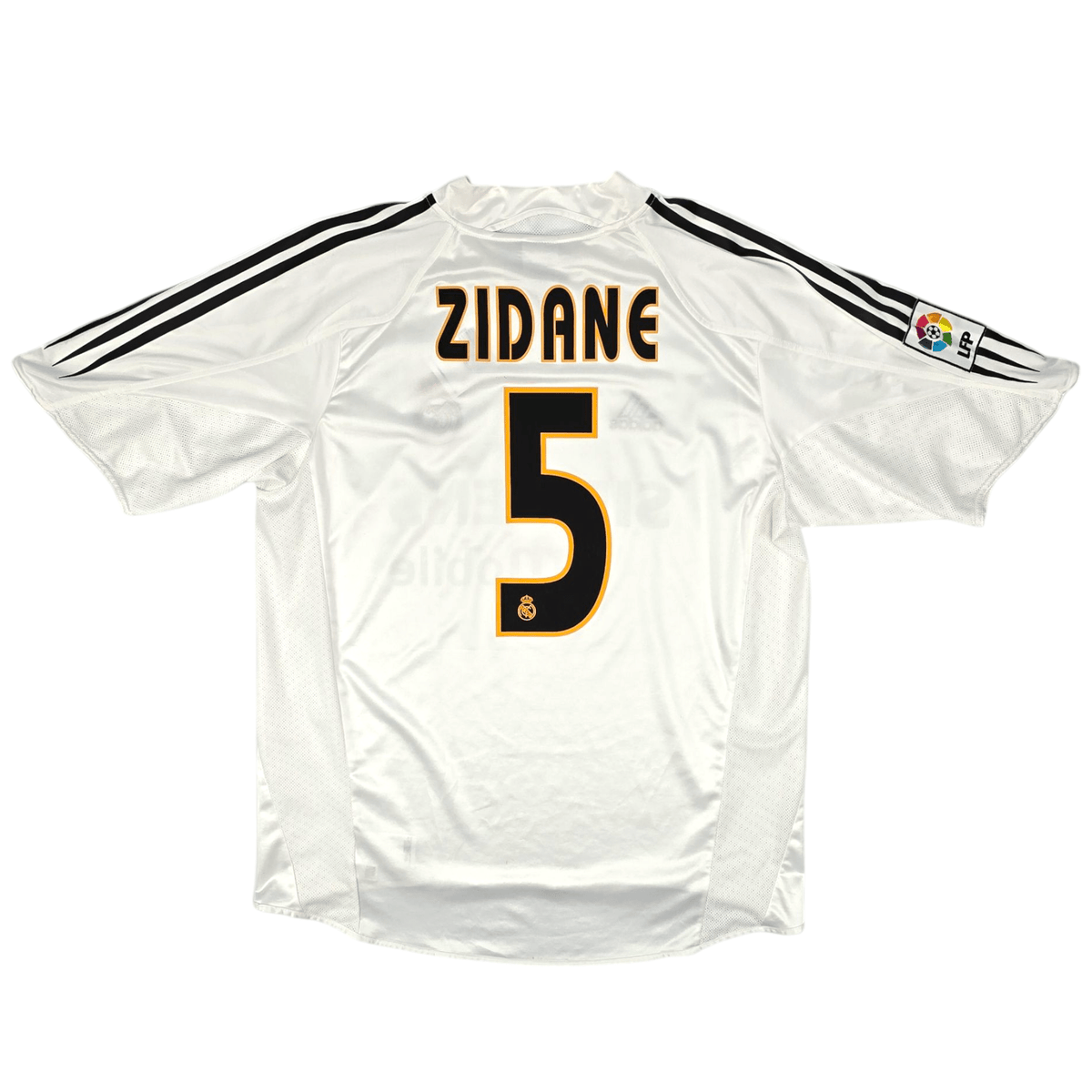 2004/05 Real Madrid Home Football Shirt (L) Adidas #5 Zidane - Football Finery - FF300162