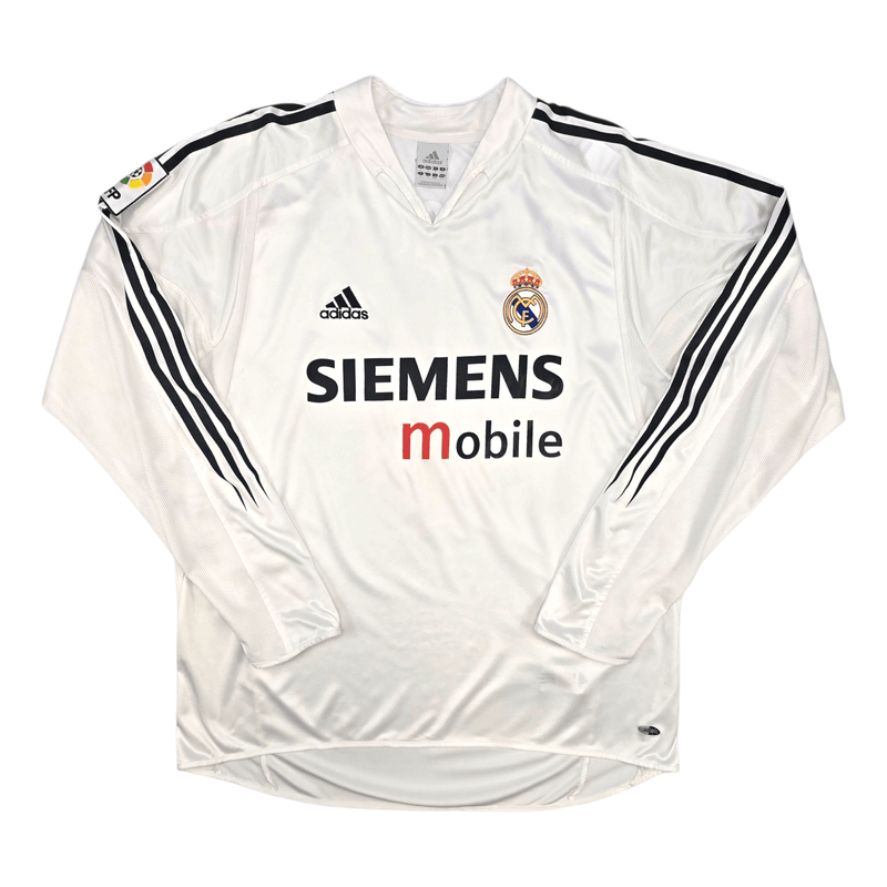 2004/05 Real Madrid Home Football Shirt (L) Adidas 9 Ronaldo - Football Finery - FF301575