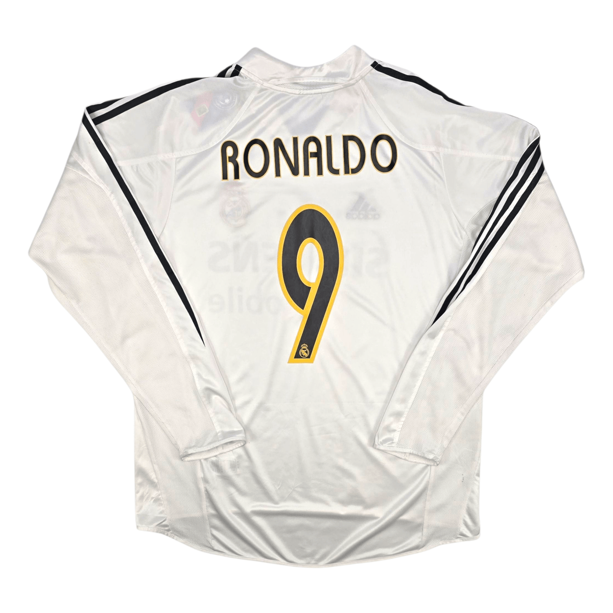2004/05 Real Madrid Home Football Shirt (L) Adidas 9 Ronaldo - Football Finery - FF301575