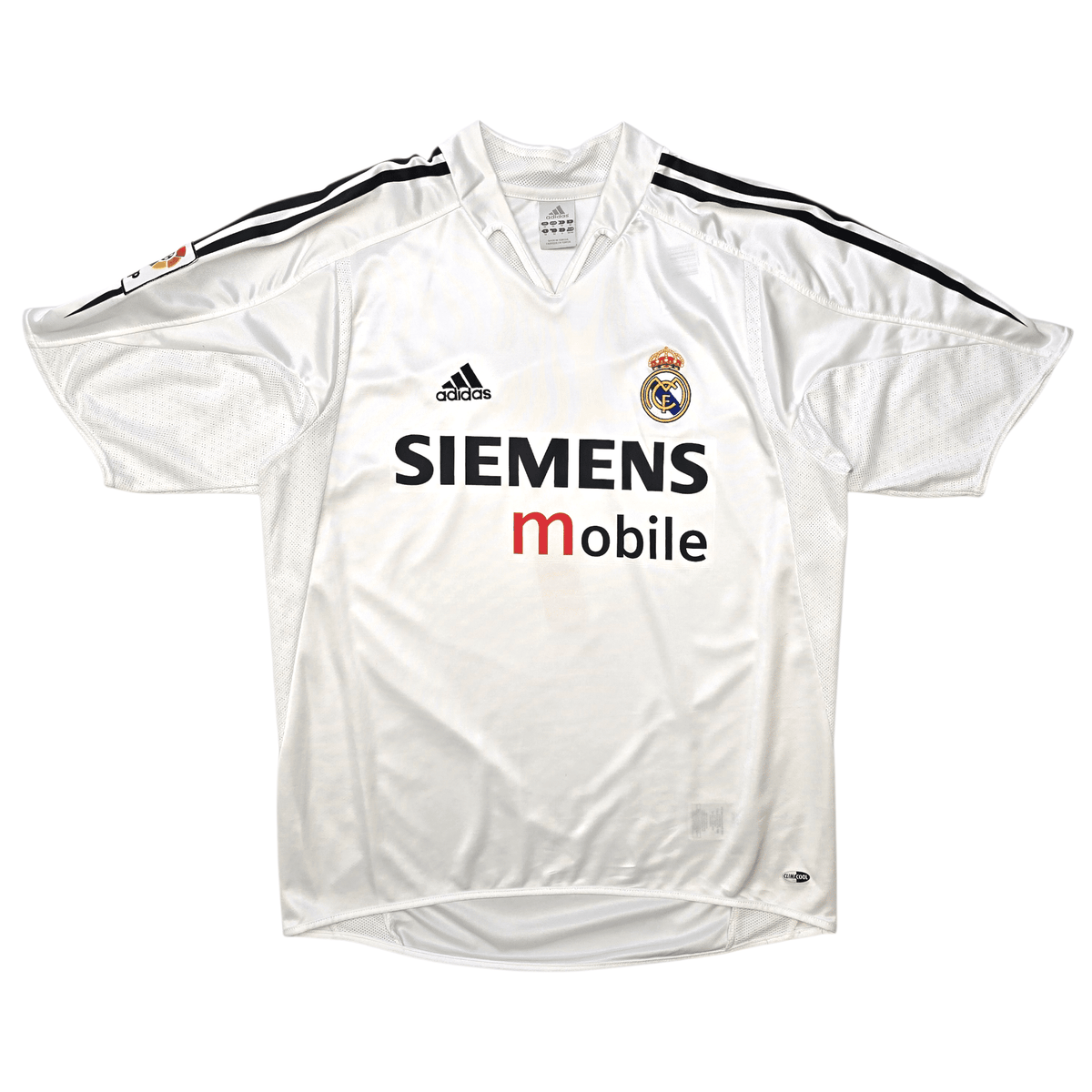 2004/05 Real Madrid Home Football Shirt (M) Adidas 7 Raul - Football Finery - FF302417