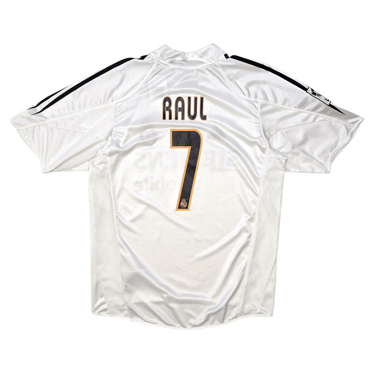 2004/05 Real Madrid Home Football Shirt (M) Adidas 7 Raul - Football Finery - FF302417