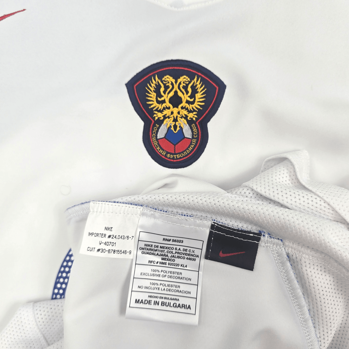 2004/05 Russia Away Football Shirt (L) Nike 10 Mostovoi - Football Finery - FF303607