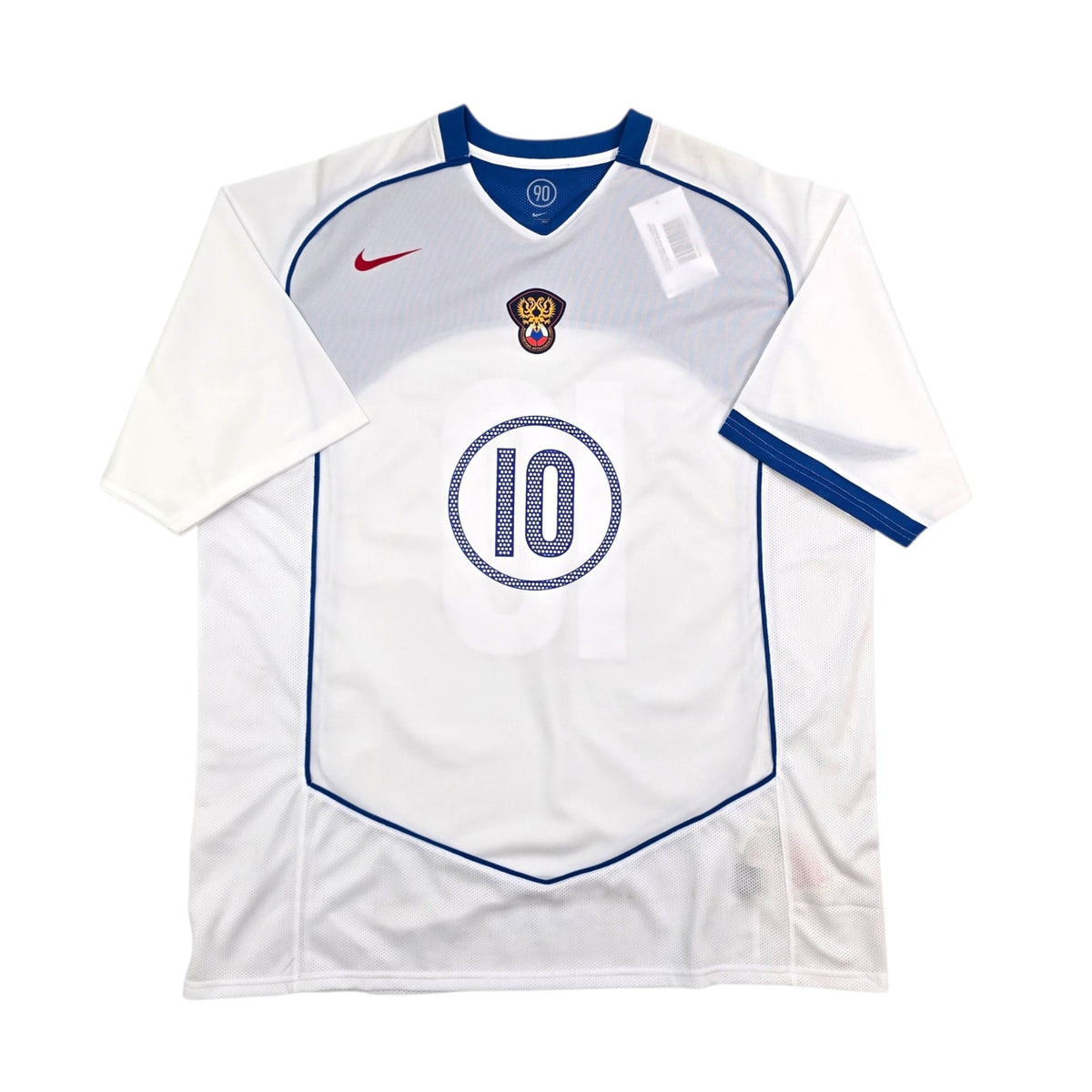 2004/05 Russia Home Football Shirt (XL) Nike 10 Mostovoi - Football Finery - FF306063