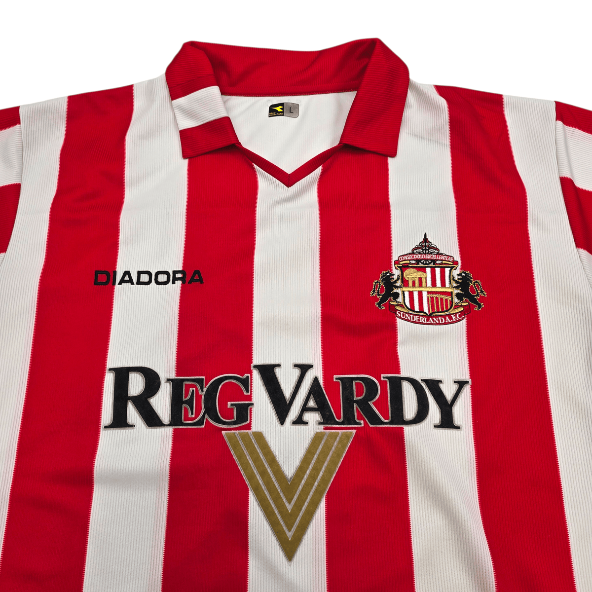 2004/05 Sunderland Home Football Shirt (L) Diadora - Football Finery - FF304158