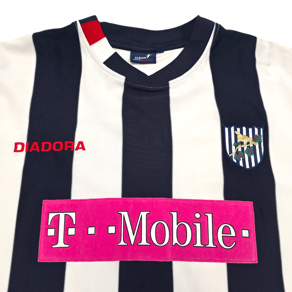 2004/05 West Bromwich Albion Home Football Shirt (2XL) Diadora 34 Earnshaw - Football Finery - FF303479
