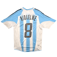 2004/06 Argentina Home Football Shirt (S) Adidas 8 Riquelme - Football Finery - FF302374