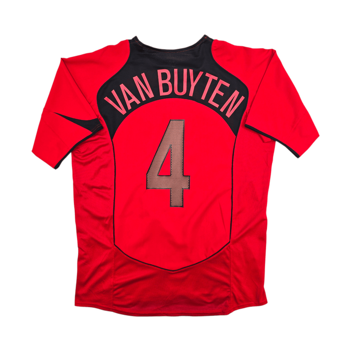 2004/06 Belgium Home Football Shirt (L) Nike 4 Van Buyten - Football Finery - FF303612