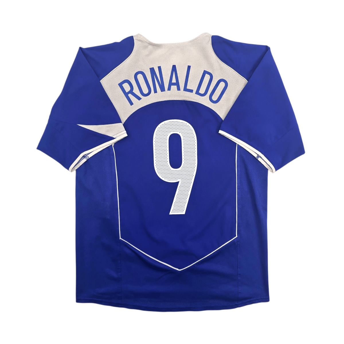 2004/06 Brazil Away Football Shirt (M) Nike 9 Ronaldo - Football Finery - FF304579
