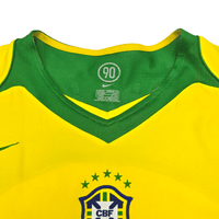 2004/06 Brazil Home Football Shirt (M) Nike 9 Ronaldo - Football Finery - FF301252