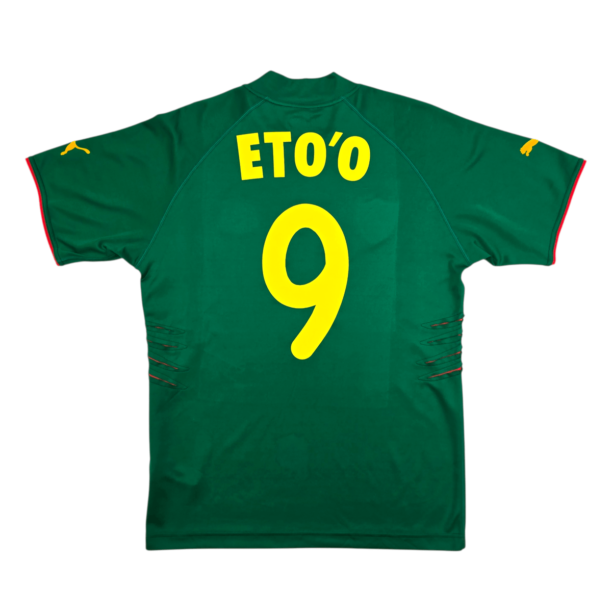 2004/06 Cameroon Home Football Shirt (L) Puma 9 Eto'o - Football Finery - FF303614