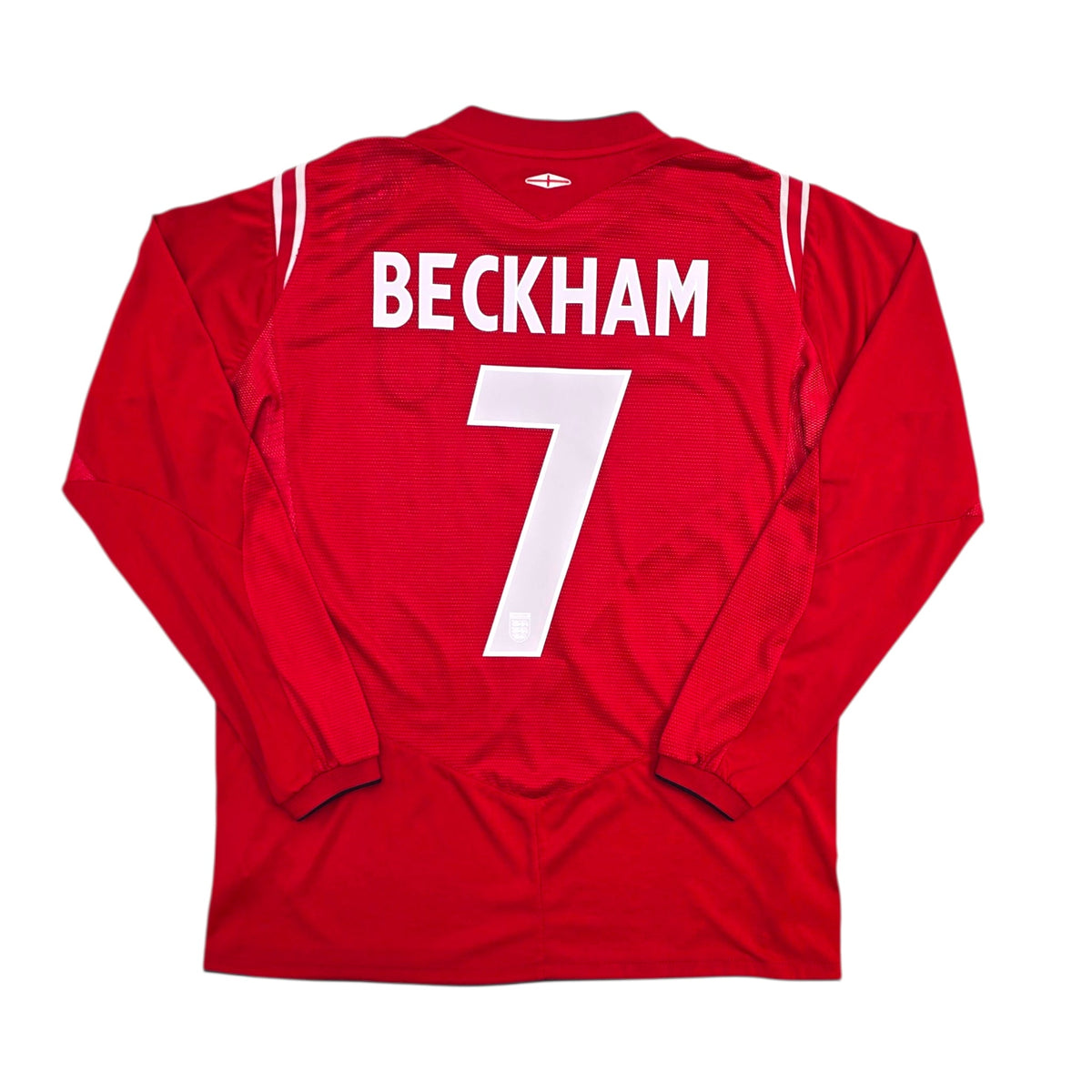 2004/06 England Away Football Shirt (L) Umbro 7 Beckham - Football Finery - FF305840