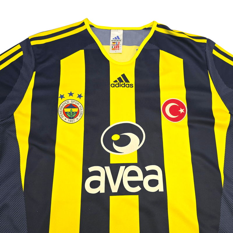 2004/06 Fenerbahce Home Football Shirt (L) Adidas 39 Anelka - Football Finery - FF302402