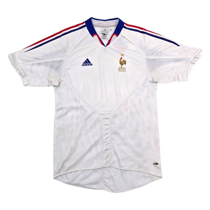 2004/06 France Away Football Shirt (M) Adidas - Football Finery - FF305277