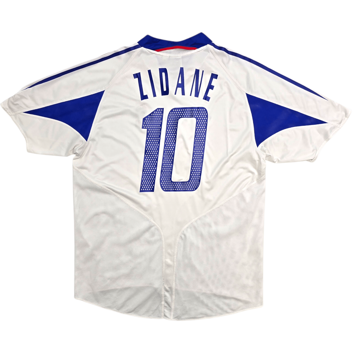 2004/06 France Away Football Shirt (XL) Adidas 10 Zidane - Football Finery - FF302954