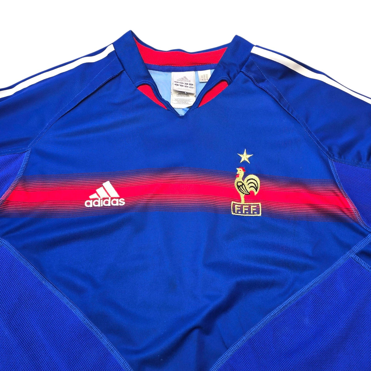2004/06 France Home Football Shirt (L) Adidas - Football Finery - FF305271