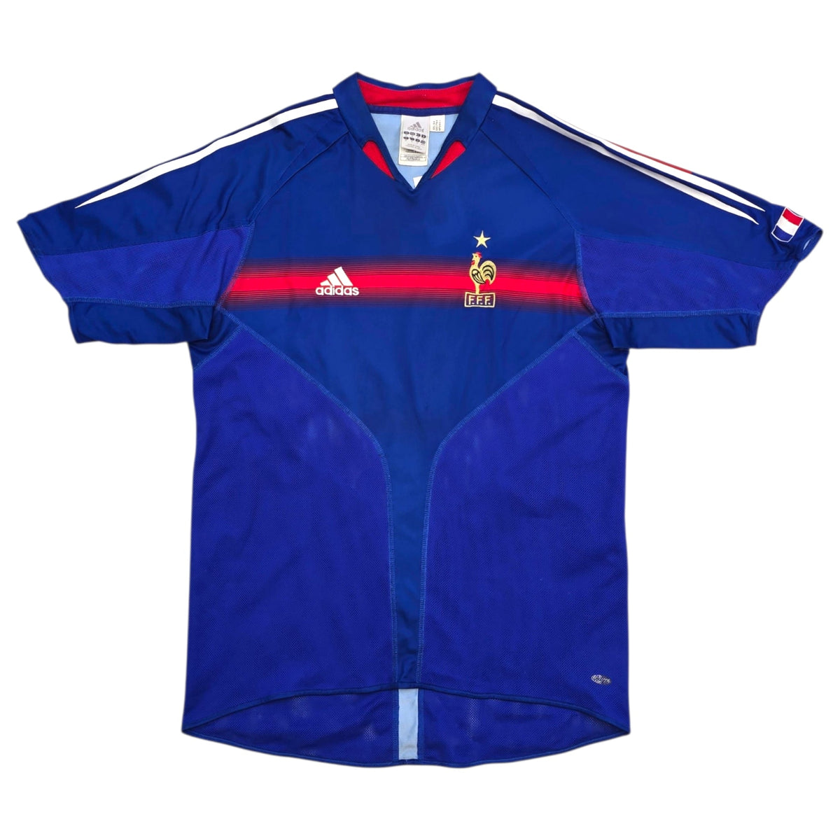2004/06 France Home Football Shirt (M) Adidas - Football Finery - FF305270