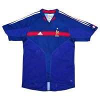 2004/06 France Home Football Shirt (M) Adidas - Football Finery - FF305270