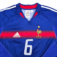 2004/06 France Home Football Shirt (S) Adidas 6 Makelele - Football Finery - FF302977
