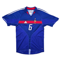 2004/06 France Home Football Shirt (S) Adidas 6 Makelele - Football Finery - FF302977