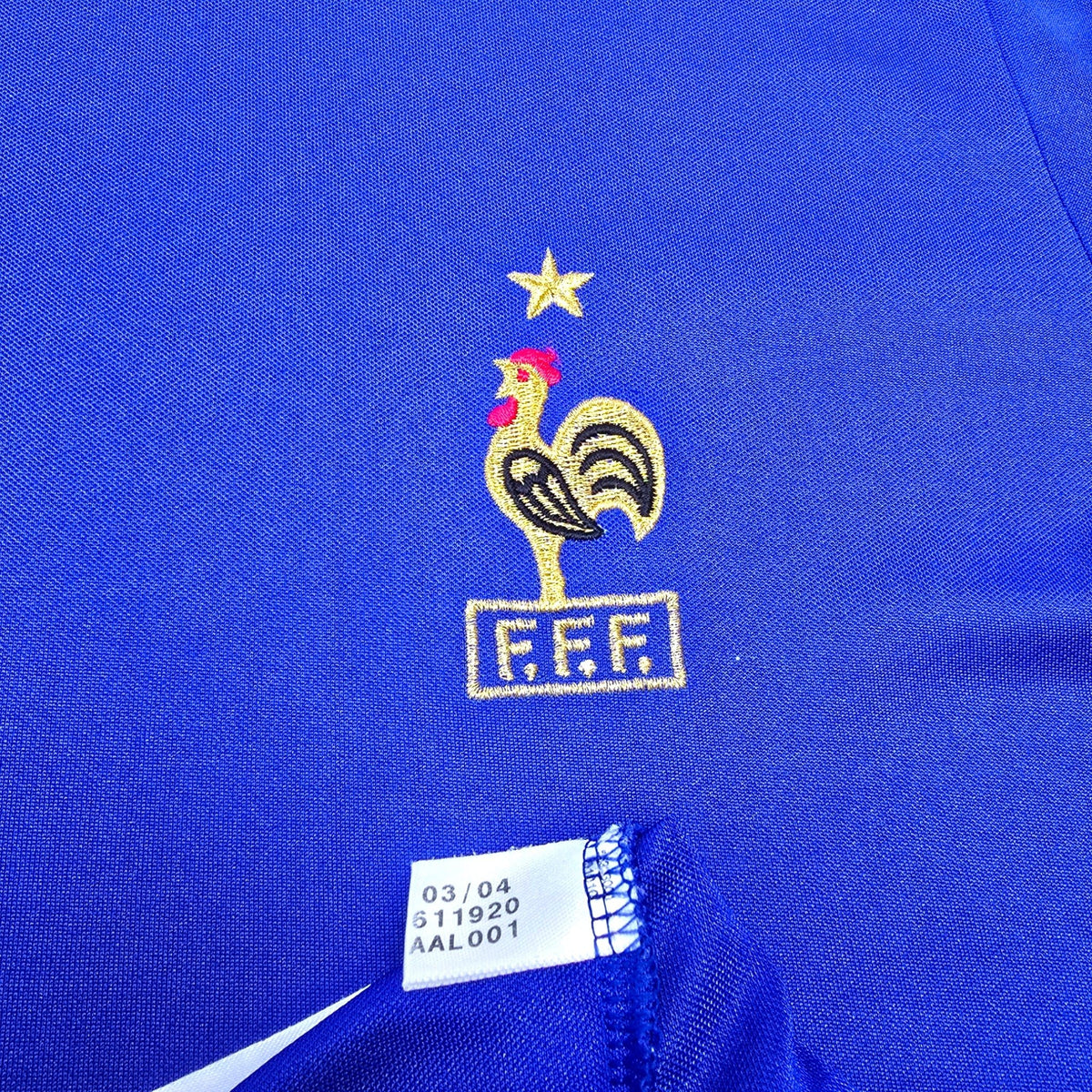 2004/06 France Training Shirt (L) Adidas - Football Finery - FF305273