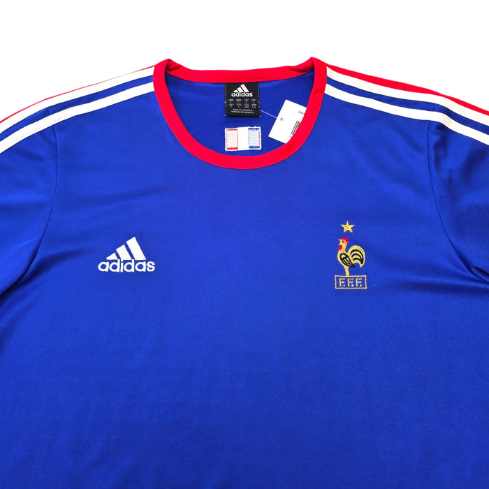 2004/06 France Training Shirt (L) Adidas - Football Finery - FF305273