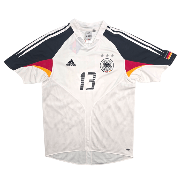 2004/06 Germany Home Football Shirt (M) Adidas 13 Ballack - Football Finery - FF302362
