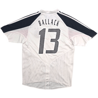 2004/06 Germany Home Football Shirt (M) Adidas 13 Ballack - Football Finery - FF302362