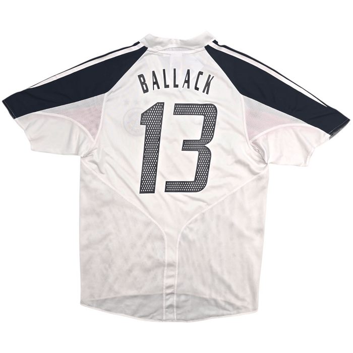 2004/06 Germany Home Football Shirt (M) Adidas 13 Ballack - Football Finery - FF302362