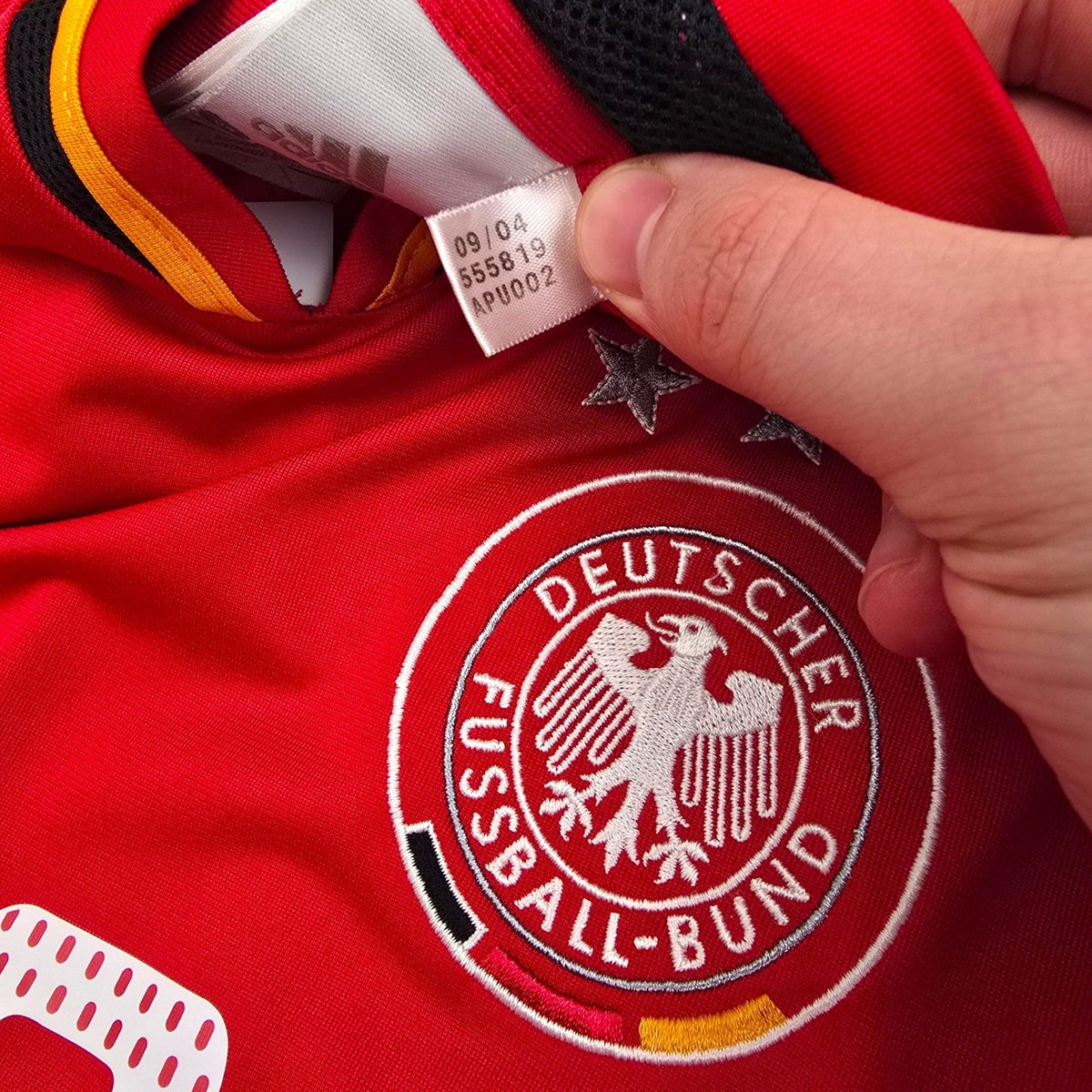 2004/06 Germany Third Football Shirt (S) Adidas 20 Podolski - Football Finery - FF305308