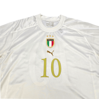 2004/06 Italy Away Football Shirt (M) Puma 10 Totti - Football Finery - FF302614