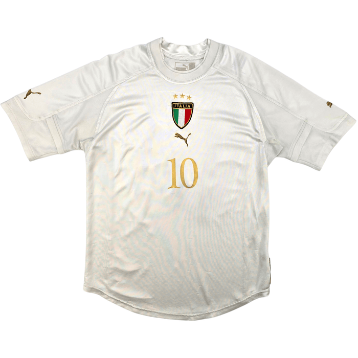 2004/06 Italy Away Football Shirt (S) Puma 10 Totti - Football Finery - FF302961