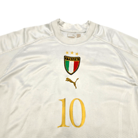 2004/06 Italy Away Football Shirt (S) Puma 10 Totti - Football Finery - FF302961
