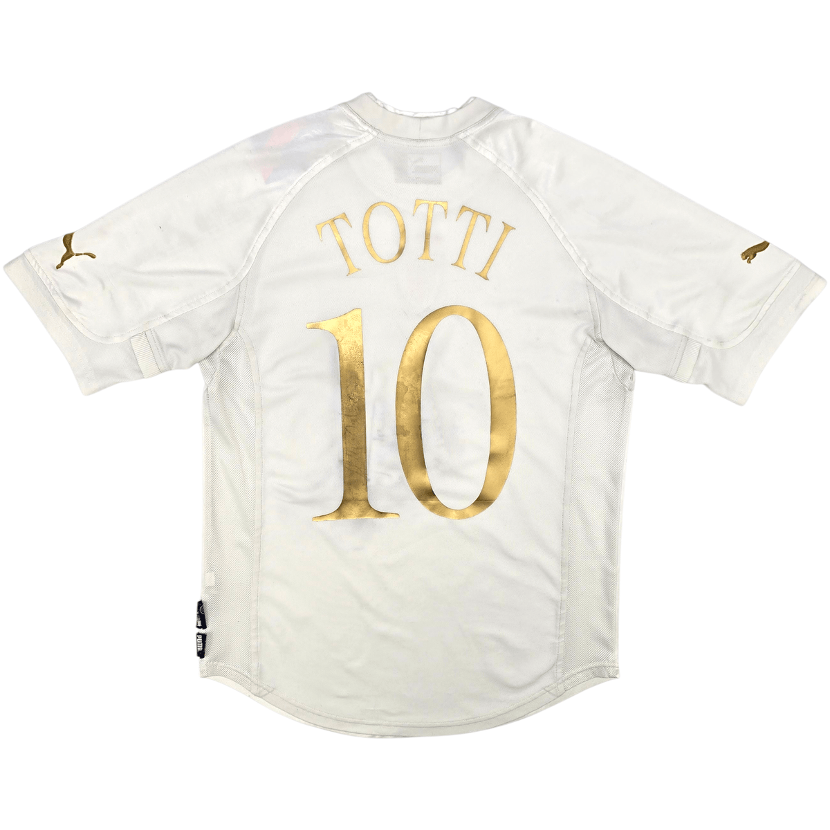 2004/06 Italy Away Football Shirt (S) Puma 10 Totti - Football Finery - FF302961