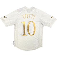 2004/06 Italy Away Football Shirt (S) Puma 10 Totti - Football Finery - FF302961