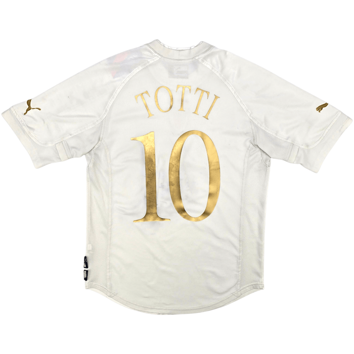 2004/06 Italy Away Football Shirt (S) Puma 10 Totti - Football Finery - FF302961
