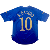 2004/06 Italy Home Football Shirt (M) Puma 10 R.Baggio - Football Finery - FF302878