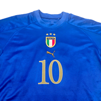 2004/06 Italy Home Football Shirt (M) Puma 10 R.Baggio - Football Finery - FF302878