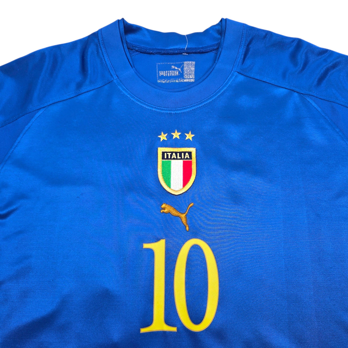 2004/06 Italy Home Football Shirt (XL) Puma 10 Totti - Football Finery - FF304464