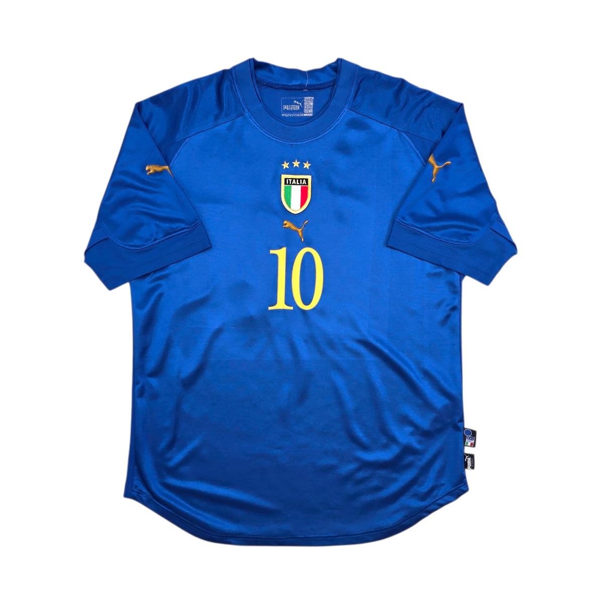 2004/06 Italy Home Football Shirt (XL) Puma 10 Totti - Football Finery - FF304464