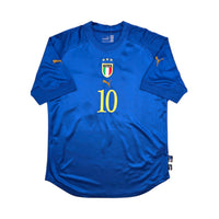 2004/06 Italy Home Football Shirt (XL) Puma 10 Totti - Football Finery - FF304464