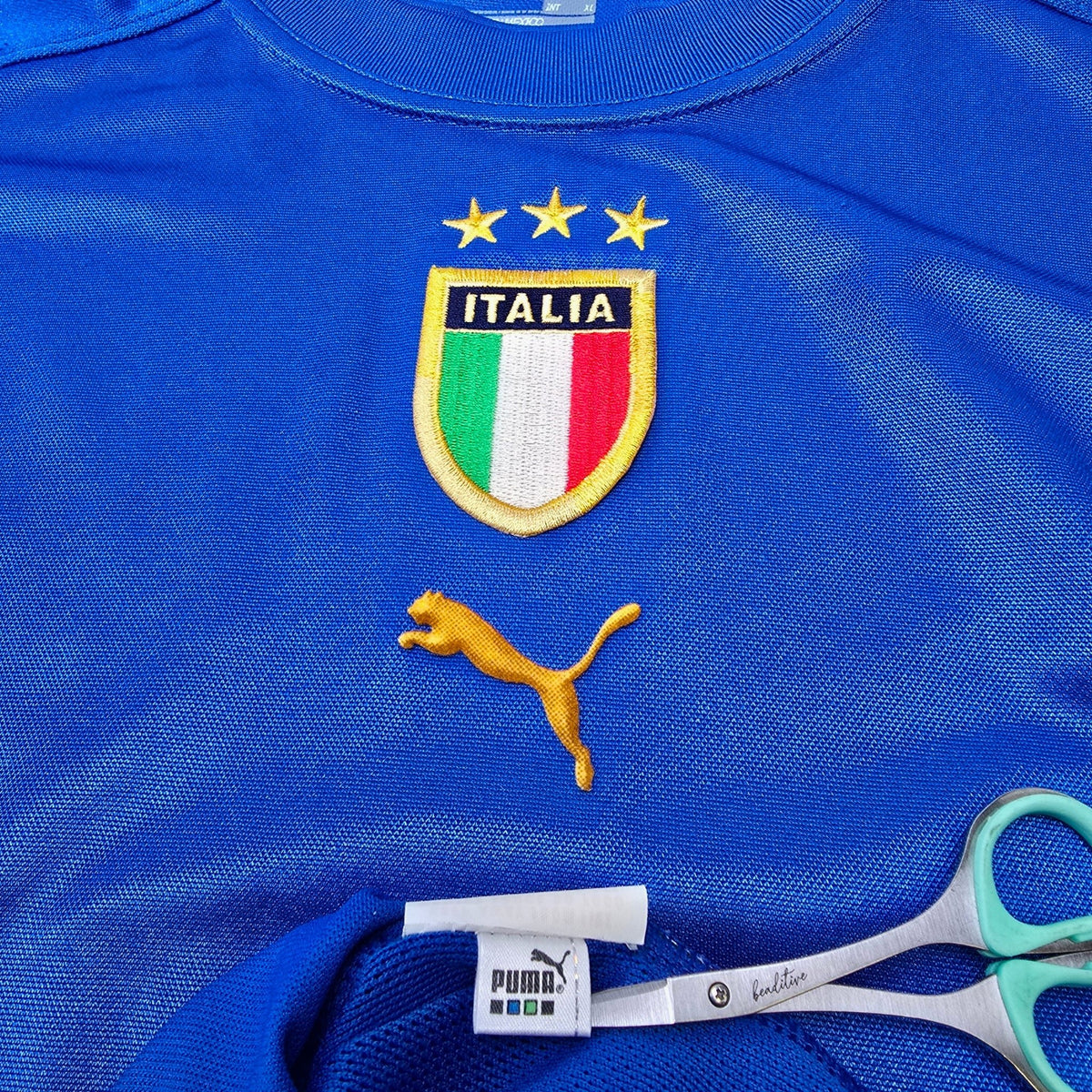 2004/06 Italy Home Football Shirt (XL) Puma - Football Finery - FF304463