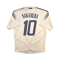 2004/06 Japan Away Football Shirt (L) Adidas #10 Nakamura