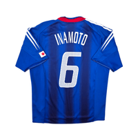 2004/06 Japan Home Football Shirt (L) Adidas 6 Inamoto - Football Finery - FF303942