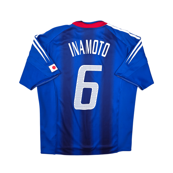 2004/06 Japan Home Football Shirt (L) Adidas 6 Inamoto - Football Finery - FF303942