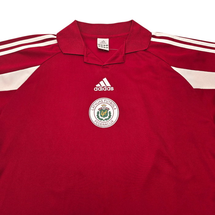 2004/06 Latvia Home Football Shirt (XL) Adidas - Football Finery - FF304038
